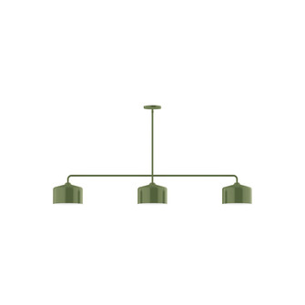 Julia Three Light Linear Pendant in Fern Green (518|MSN41922)