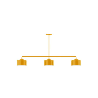 Julia Three Light Linear Pendant in Bright Yellow (518|MSN41921)