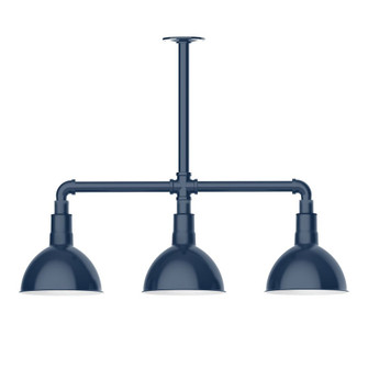 Deep Bowl Three Light Pendant in Navy (518|MSK11450T30G06)