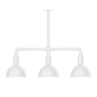 Deep Bowl Three Light Pendant in White (518|MSK11444G06)
