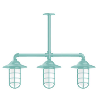 Vaportite Three Light Pendant in Sea Green (518|MSK05248T24G07) Vaportite Three Light Pendant in Sea Green (518|MSK05248T24G07)