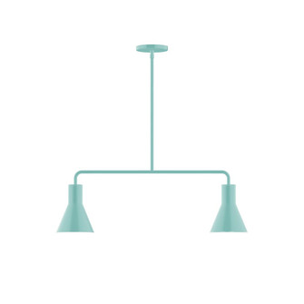 Axis Two Light Linear Pendant in Sea Green (518|MSG43648)