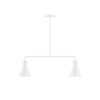 Axis Two Light Linear Pendant in White (518|MSG43644)