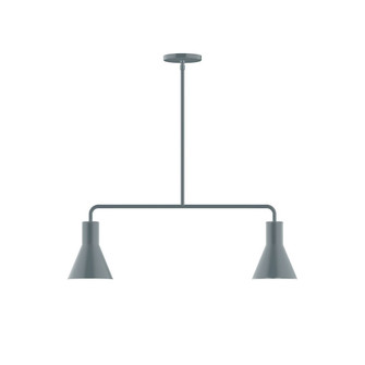 Axis Two Light Linear Pendant in Slate Gray (518|MSG43640)