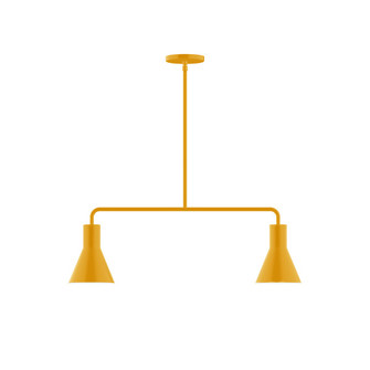 Flare Two Light Linear Pendant in Bright Yellow (518|MSG43621)