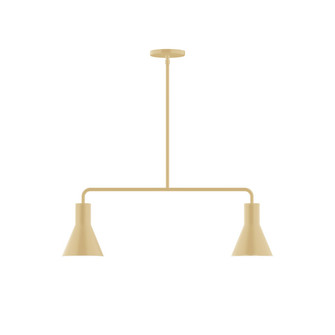 Flare Two Light Linear Pendant in Ivory (518|MSG43617)