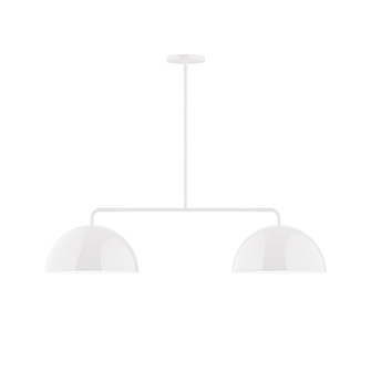 Arcade Two Light Linear Pendant in White (518|MSG43244)