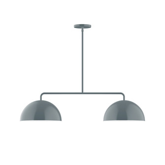 Arcade Two Light Linear Pendant in Slate Gray (518|MSG43240)