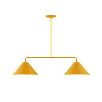 Pinnacle Two Light Linear Pendant in Bright Yellow (518|MSG42221)