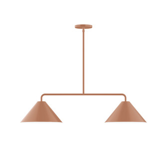 Pinnacle Two Light Linear Pendant in Terracotta (518|MSG42219)