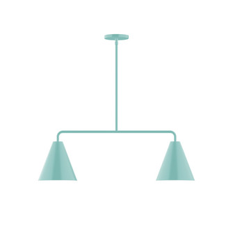 Jynx Two Light Linear Pendant in Sea Green (518|MSG42048)