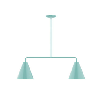 Axis Two Light Linear Pendant in Sea Green (518|MSG42048)