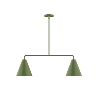 Jynx Two Light Linear Pendant in Fern Green (518|MSG42022)