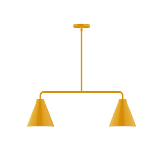 Jynx Two Light Linear Pendant in Bright Yellow (518|MSG42021)