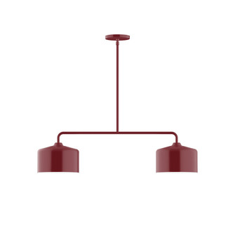 Julia Two Light Linear Pendant in Barn Red (518|MSG41955)