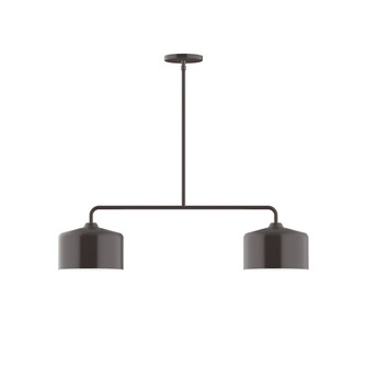 Julia Two Light Linear Pendant in Architectural Bronze (518|MSG41951)