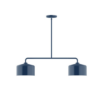 Julia Two Light Linear Pendant in Navy (518|MSG41950)