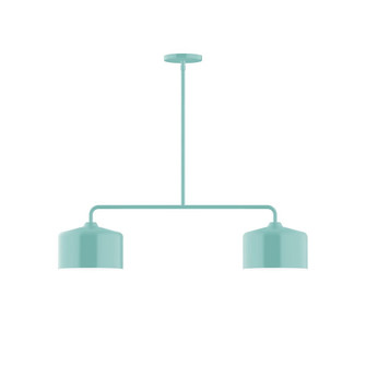 Axis Two Light Linear Pendant in Sea Green (518|MSG41948)