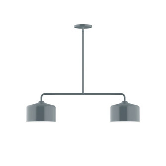 Axis Two Light Linear Pendant in Slate Gray (518|MSG41940)