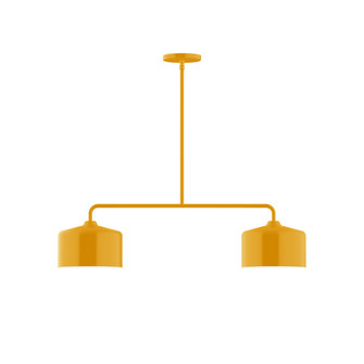 Julia Two Light Linear Pendant in Bright Yellow (518|MSG41921)