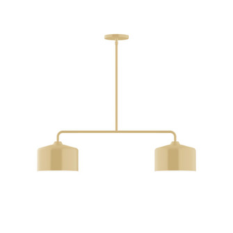 Julia Two Light Linear Pendant in Ivory (518|MSG41917)