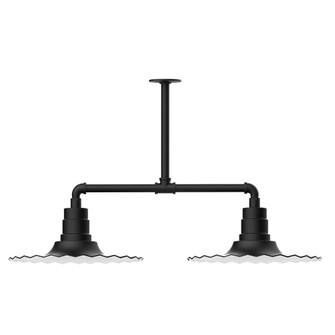 Radial Two Light Pendant in Black (518|MSD15941T48G06)