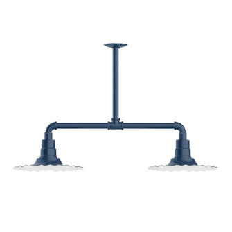 Radial Two Light Pendant in Navy (518|MSD15850T24G06)
