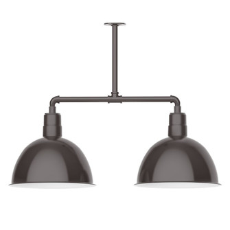 Deep Bowl Two Light Pendant in Architectural Bronze (518|MSD11751T48G06)