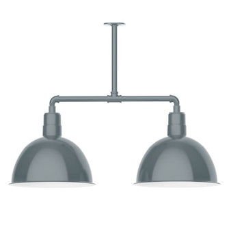 Deep Bowl Two Light Pendant in Slate Gray (518|MSD11740T48G06)