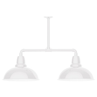 Cafe Two Light Pendant in White (518|MSD10844T30G06)