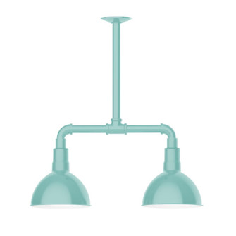 Deep Bowl Two Light Pendant in Sea Green (518|MSB11448T24G06)