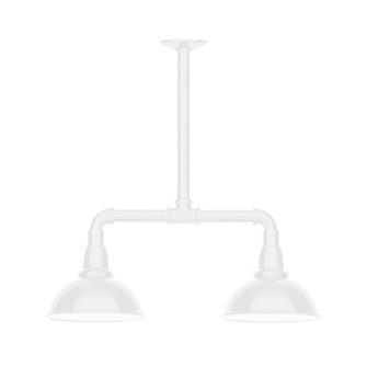 Cafe Two Light Pendant in White (518|MSB10544G06)