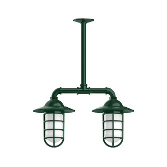 Vaportite Two Light Pendant in Forest Green (518|MSA05242T36G07)