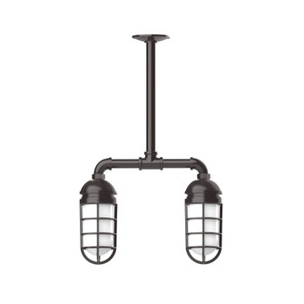 Vaportite Two Light Pendant in Architectural Bronze (518|MSA05051T30G07)