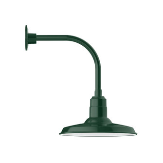 Warehouse One Light Wall Mount in Forest Green (518|GNU18342G06) Warehouse One Light Wall Mount in Forest Green (518|GNU18342G06)