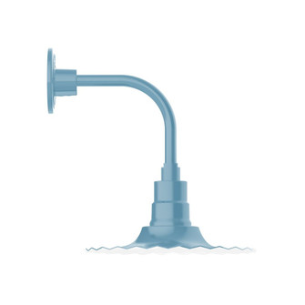 Radial One Light Wall Mount in Light Blue (518|GNT15854B03G06)