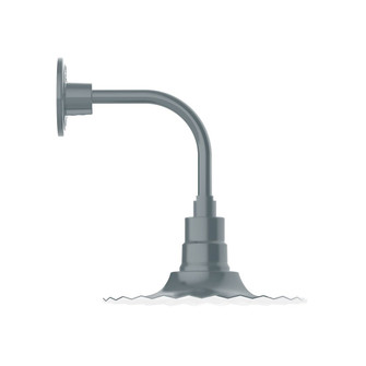 Radial One Light Wall Mount in Slate Gray (518|GNT15840B03G06)