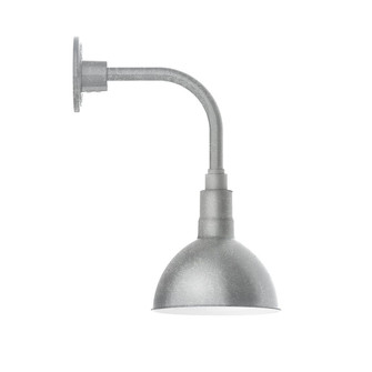 Deep Bowl One Light Wall Mount in Painted Galvanized (518|GNT11449G06)