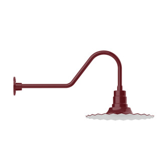 Radial One Light Wall Mount in Barn Red (518|GNC15955G06)