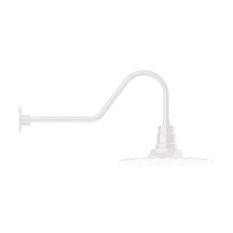 Radial One Light Wall Mount in White (518|GNC15944G06)