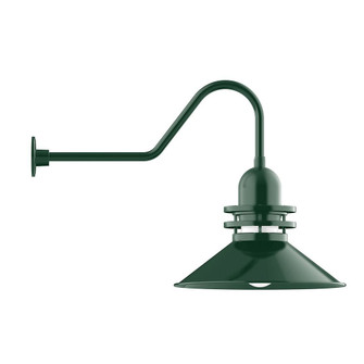 Atomic One Light Wall Mount in Forest Green (518|GNC15242B01G07)