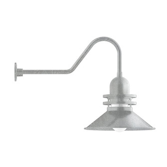 Atomic One Light Wall Mount in Painted Galvanized (518|GNC15149G07)