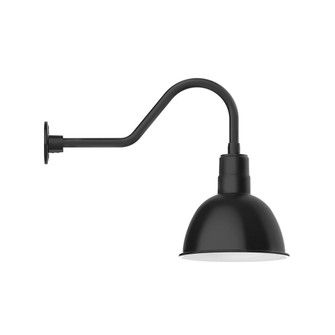 Deep Bowl One Light Wall Mount in Black (518|GNB11641B01G06)