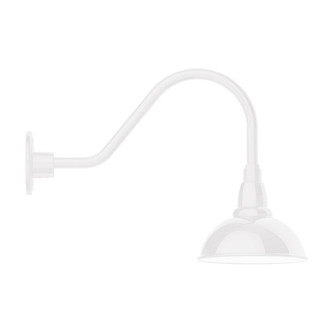 Cafe One Light Wall Mount in White (518|GNA10544B03G06)