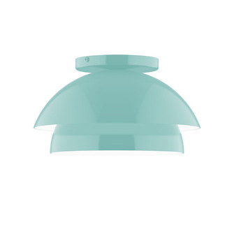 Nest One Light Flush Mount in Sea Green (518|FMDX445G1548)