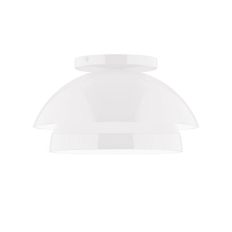 Nest One Light Flush Mount in White (518|FMDX445G1544)
