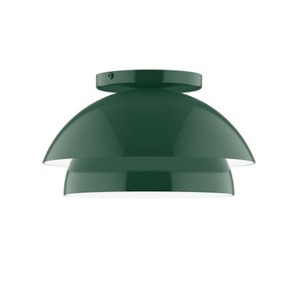 Nest One Light Flush Mount in Forest Green (518|FMDX445G1542)