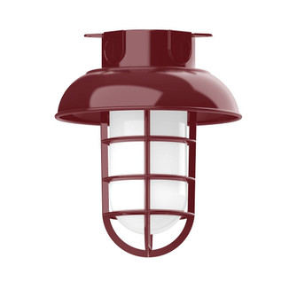 Vaportite One Light Flush Mount in Barn Red (518|FMC06055G07)