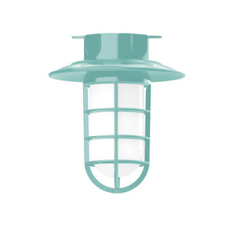 Vaportite One Light Flush Mount in Sea Green (518|FMC05248G07)