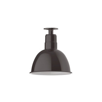 Deep Bowl One Light Flush Mount in Architectural Bronze (518|FMB11651G06)